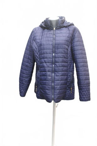 Dámska bunda Genesis, farba modrá, veľkosť 4XL