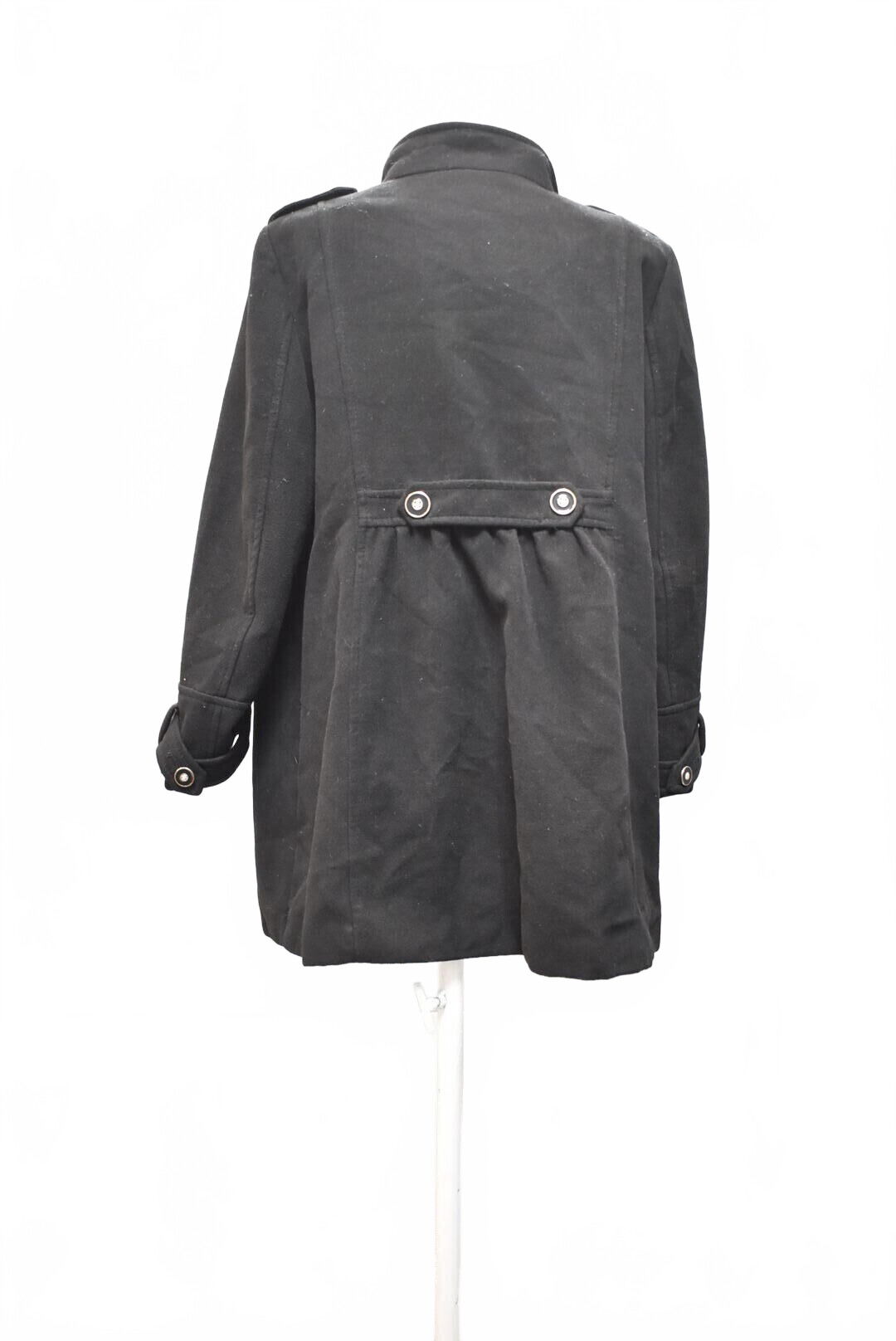 Dámský kabát Wallis, barva černá, velikost 46