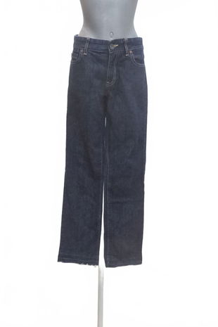 Dámske nohavice Tommy Hilfiger, farba denim, veľkosť M