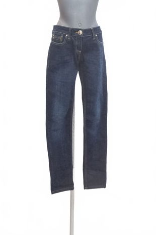 Dámske nohavice Elisabetta Franchi, farba denim, veľkosť S