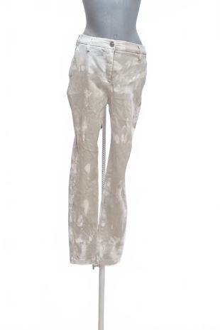 Dámske nohavice Replay, farba béžová, veľkosť S