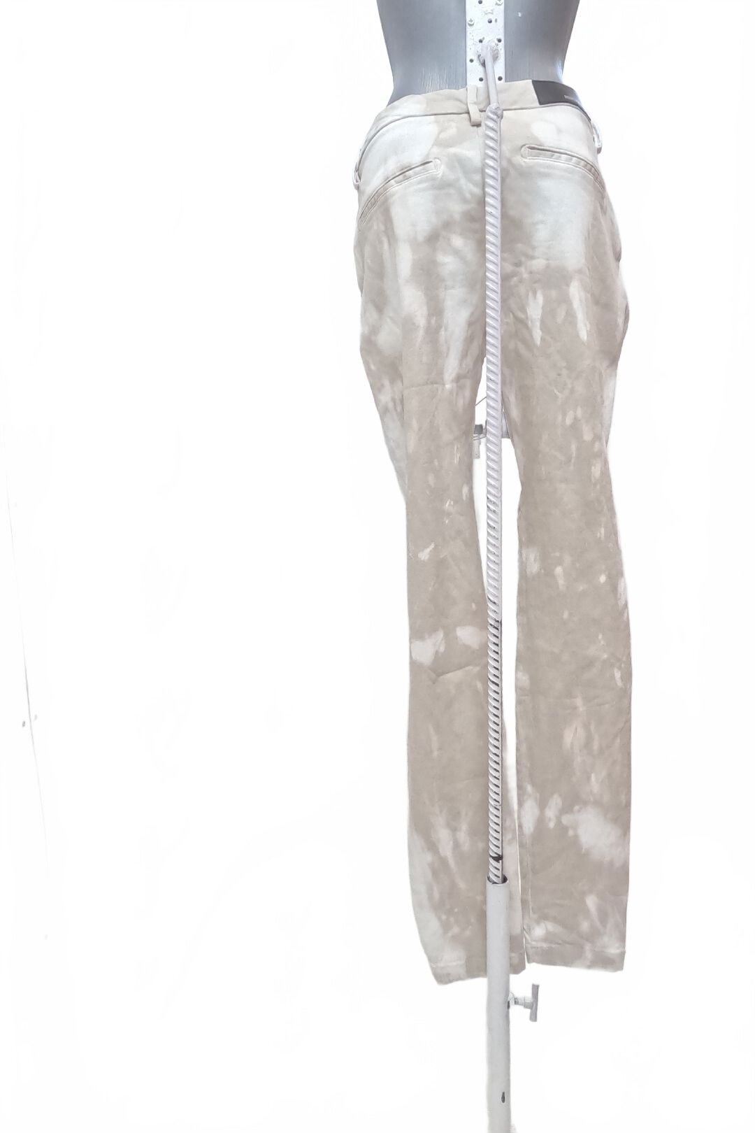 Dámske nohavice Replay, farba béžová, veľkosť S