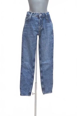 Dámske nohavice Pepe Jeans, farba denim, veľkosť XS