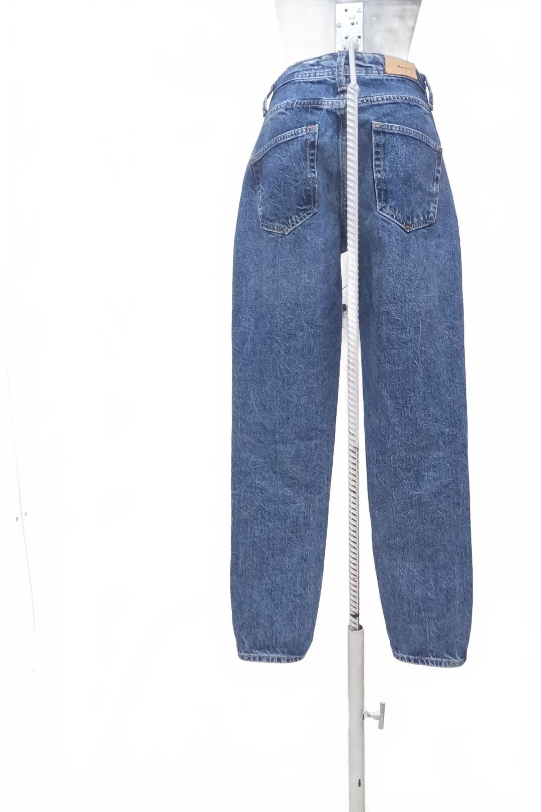 Dámske nohavice Pepe Jeans, farba denim, veľkosť XS