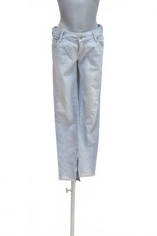 Dámske nohavice Guess, farba denim, veľkosť S