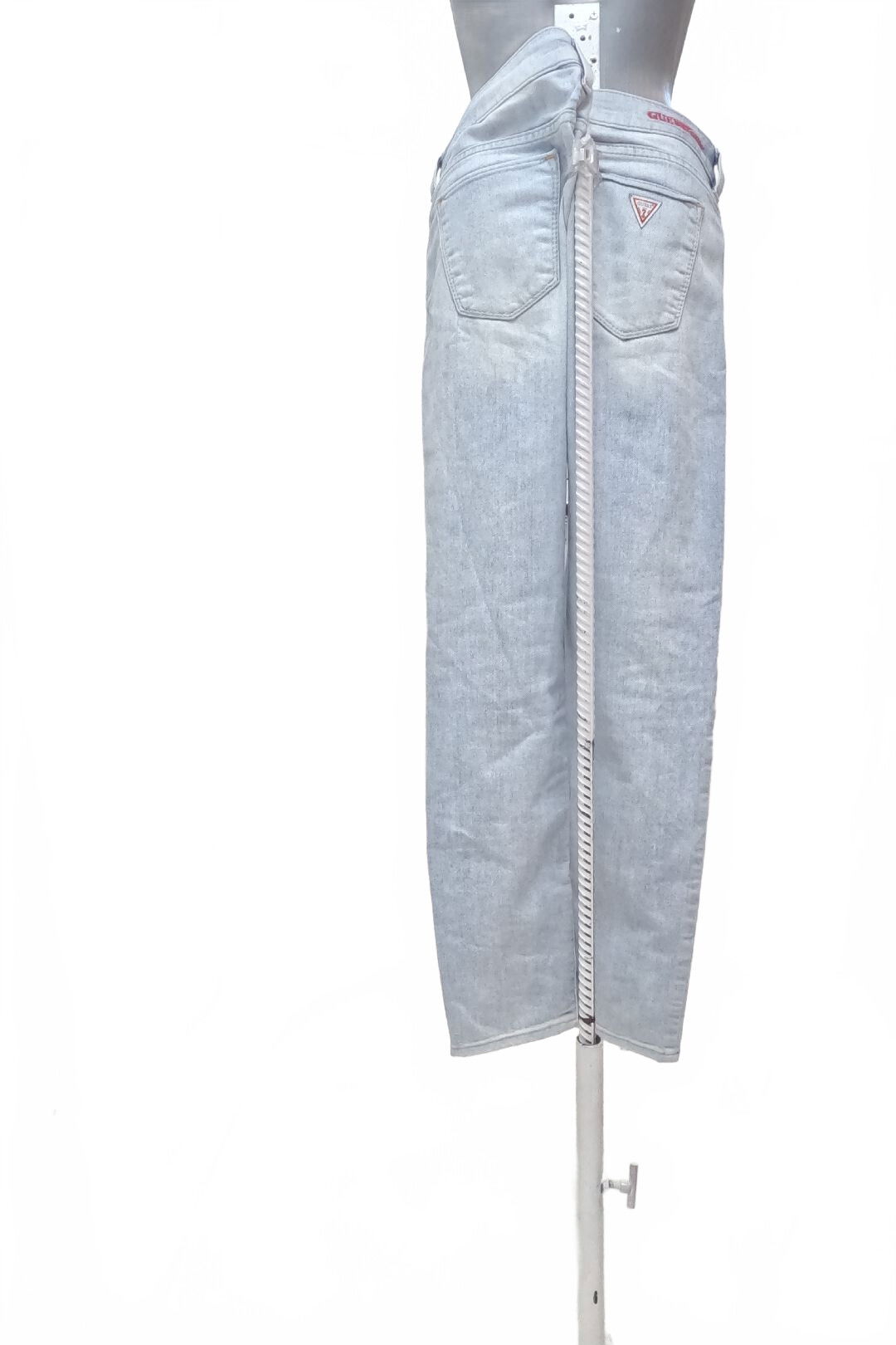 Dámske nohavice Guess, farba denim, veľkosť S