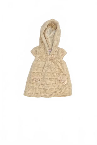 Dievčenské šaty Genesis, farba béžová, veľkosť 98