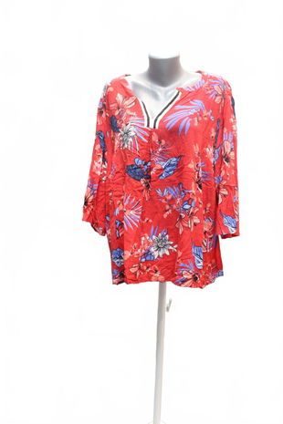 Dámské tričko Genesis bez potisku, barva květovaná, velikost 48