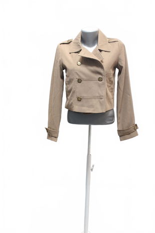 Dámske sako Sinsay, farba hnedá, veľkosť 2XS