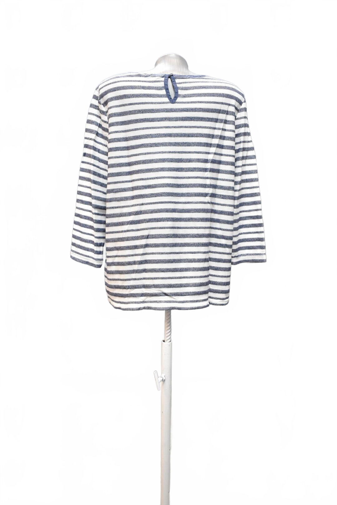 Dámske tričko Tchibo bez potlače, farba pruhovaná, veľkosť 44