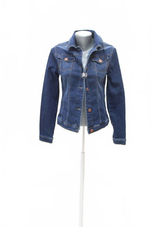 Dámska bunda F&F, farba denim, veľkosť 34