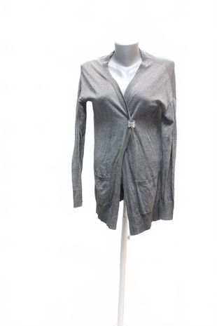Dámsky kardigan F&F, farba sivá, veľkosť 38