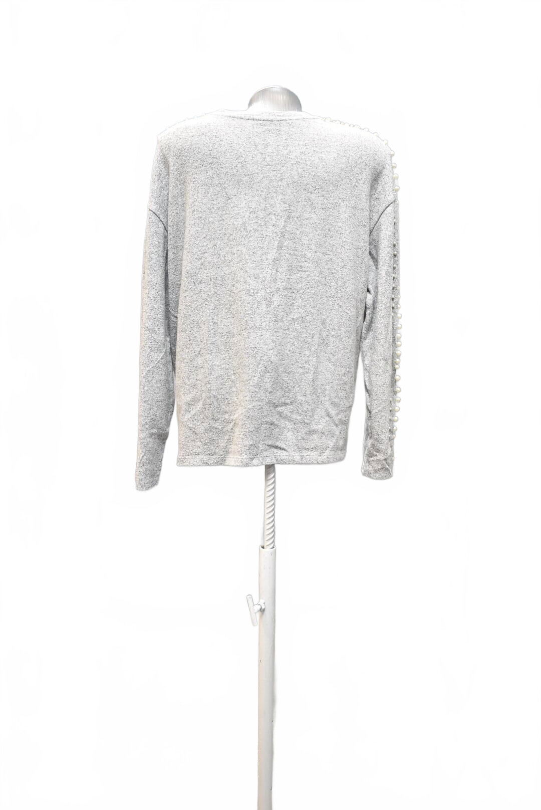 Dámska mikina H&M bez potlače, farba sivá, veľkosť M