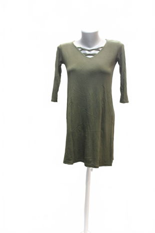 Dámske šaty Terranova, farba khaki, veľkosť XS