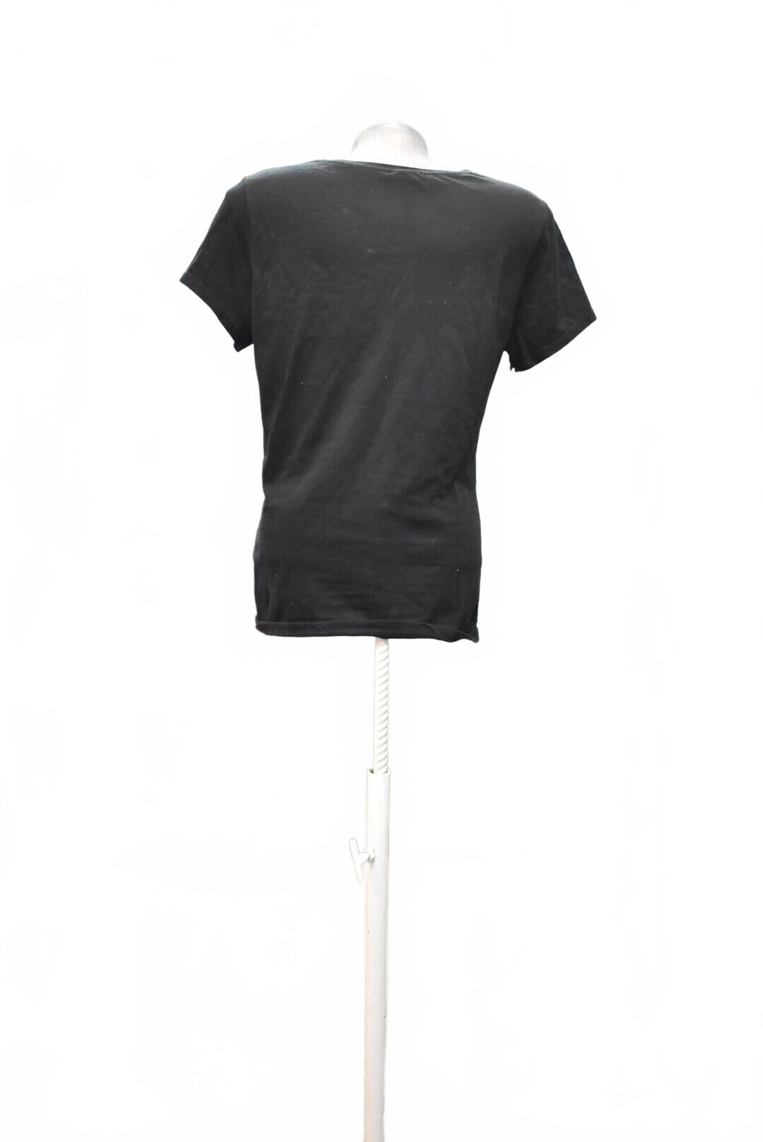 Dámske tričko Amisu bez potlače, farba čierna, veľkosť S