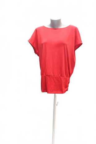 Dámske tričko Janina bez potlače, farba červená, veľkosť 38
