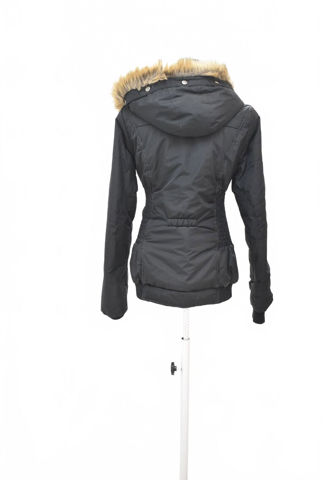 Dámska zimná bunda Exe Jeans, farba čierna, veľkosť S