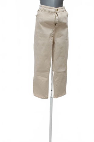Dámské kalhoty Marks & Spencer, barva béžová, velikost 46