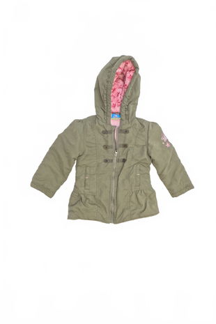 Dievčenská zimná bunda Topolino, farba khaki, veľkosť 92