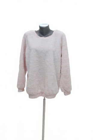 Dámská mikina Janina bez potisku, barva růžová, velikost 46