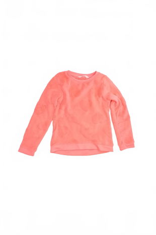 Dievčenská mikina H&M bez potlače, farba ružová, veľkosť 122