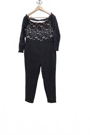 Dámský overal Shein, barva černá, velikost XL