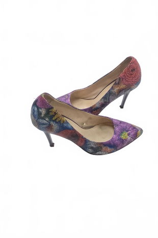 Dámské boty Wojas, barva květovaná, velikost 38