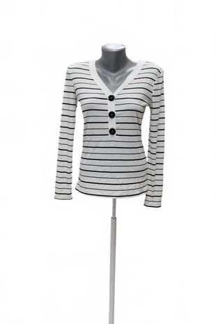 Dámske tričko Pimkie bez potlače, farba pruhovaná, veľkosť S