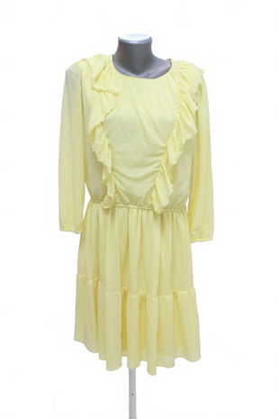 Dámské šaty Sinsay, barva žlutá, velikost 2XL