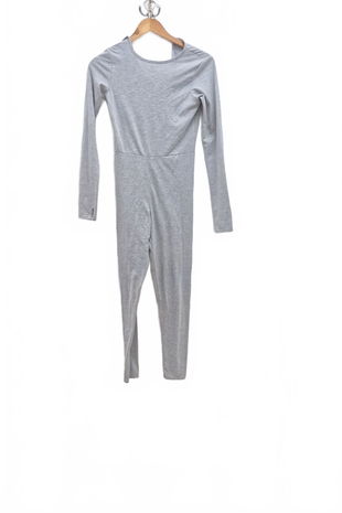 Dámský overal Boohoo, barva šedá, velikost 38