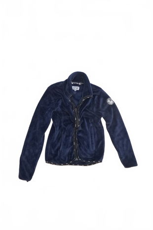 Dievčenská mikina Genesis bez potlače, farba modrá, veľkosť 146