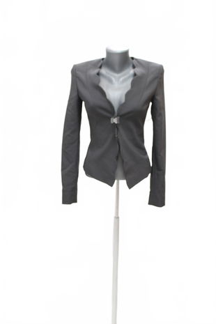 Dámske sako Comma, farba sivá, veľkosť 34