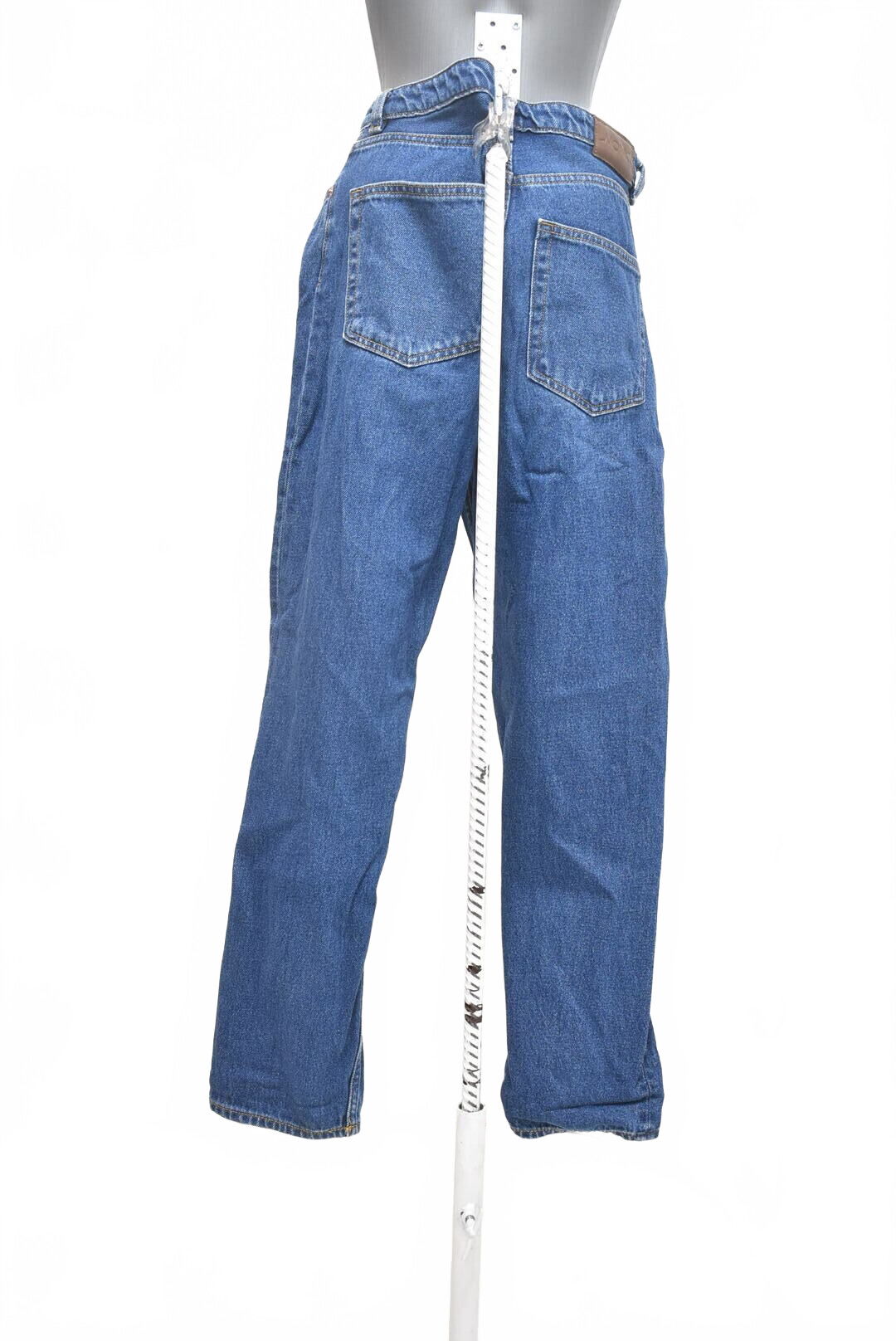 Dámske nohavice Monki, farba denim, veľkosť M