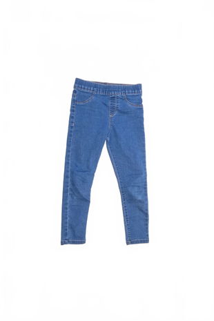 Dievčenské nohavice F&F, farba denim, veľkosť 6-7 r