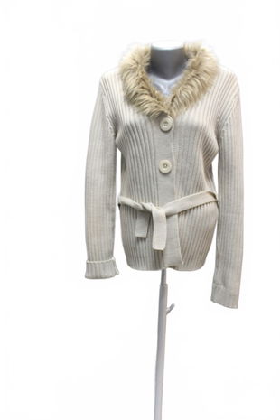 Dámský svetr New Collection, barva béžová, velikost XL