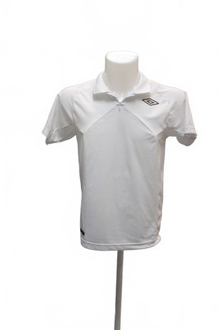 Pánské tričko Umbro bez potisku, barva bílá, velikost S