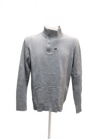 Pánský svetr Reserved, barva šedá, velikost XL