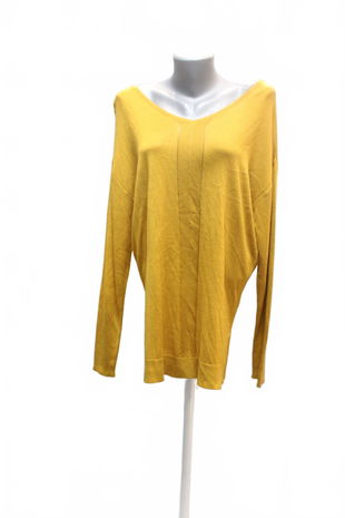 Dámske tričko George bez potlače, farba žltá, veľkosť 40