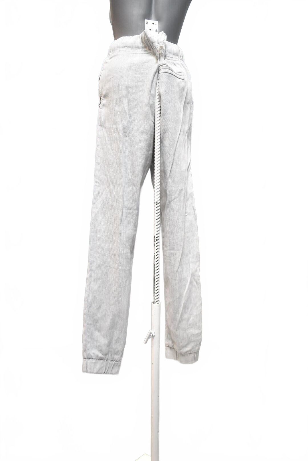 Pánské kalhoty Reserved, barva šedá, velikost M