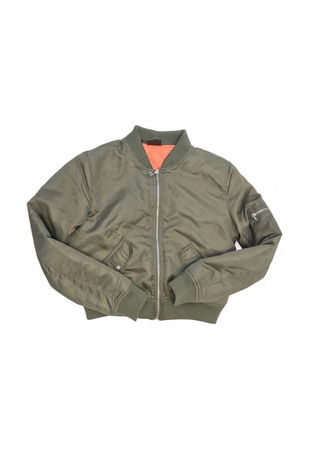 Dievčenská bunda Bonprix, farba khaki, veľkosť 164