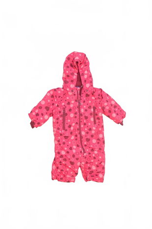 Dievčenská zimná kombinéza Lupilu, farba ružová, veľkosť 62