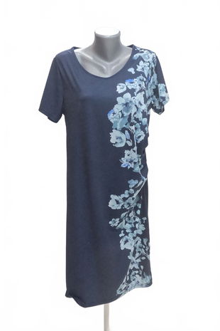 Dámske šaty Bpc Selection, farba modrá, veľkosť L