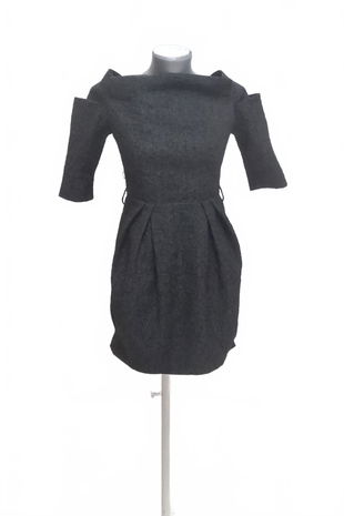 Dámske šaty River Island, farba čierna, veľkosť 34