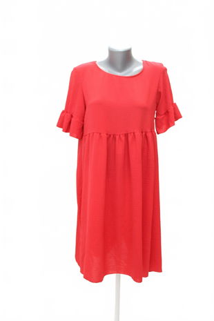 Dámske šaty New Collection, farba červená, veľkosť M