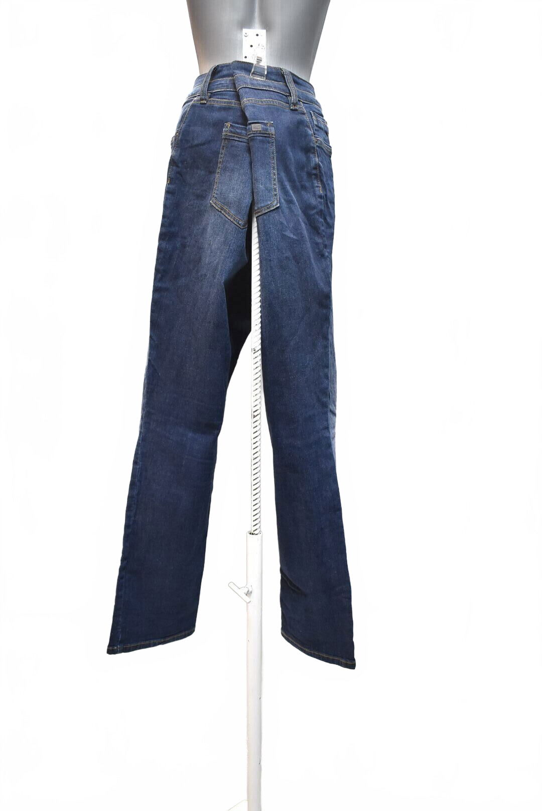 Dámské kalhoty F&F, barva denim, velikost 48