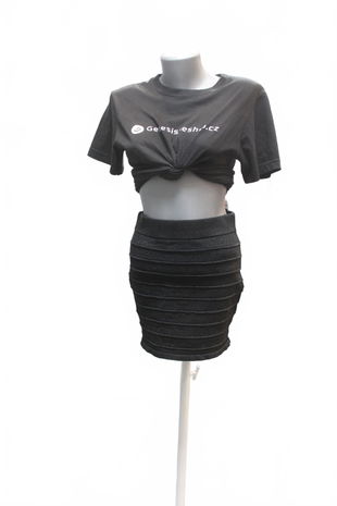 Dámska sukňa Genesis, farba čierna, veľkosť S