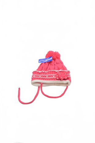 Čepice, barva růžová