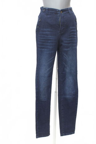 Dámske nohavice John Baner, farba denim, veľkosť 38
