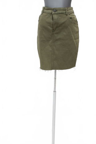 Dámska sukňa Amisu, farba khaki, veľkosť 42