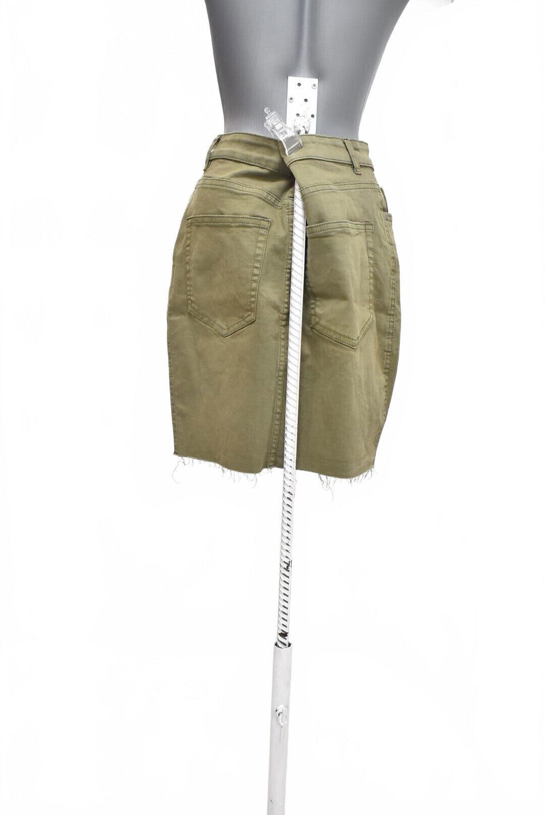 Dámska sukňa Amisu, farba khaki, veľkosť 42